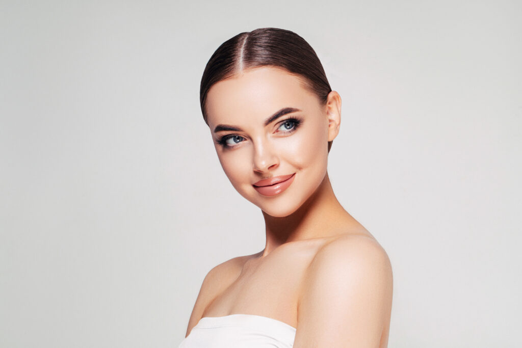 Woman with natural make-up