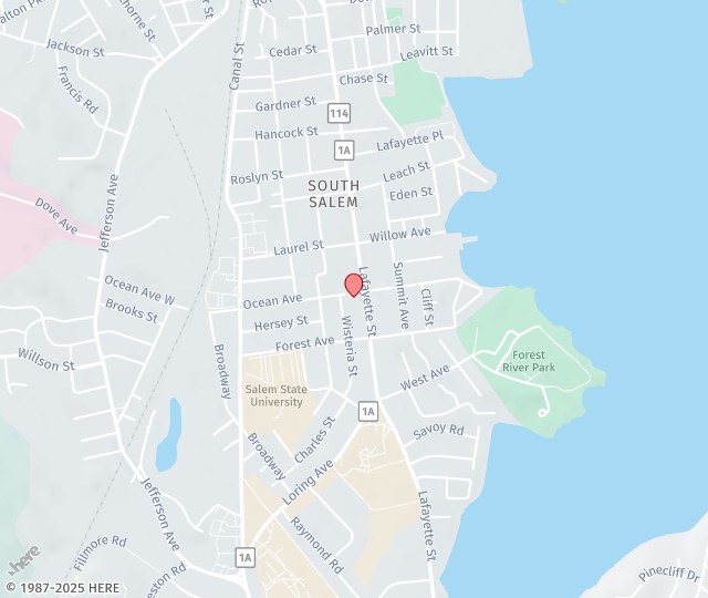 Location Map: 47 Ocean Avenue Salem, Massachusetts 01970