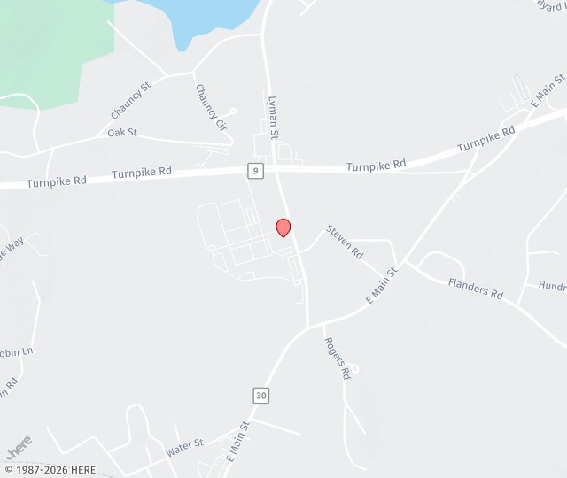 Location Map: 24 Lyman St #130 Westborough, Massachusetts 01581